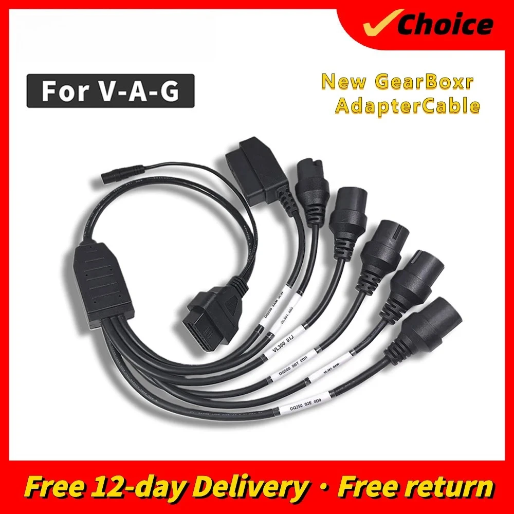 

Кабель для прошивки ЭБУ (ECU FLASH) для коробок передач: чтение и запись, совместим с DQ250, DQ200, VL381, VL300, DQ500, DL501