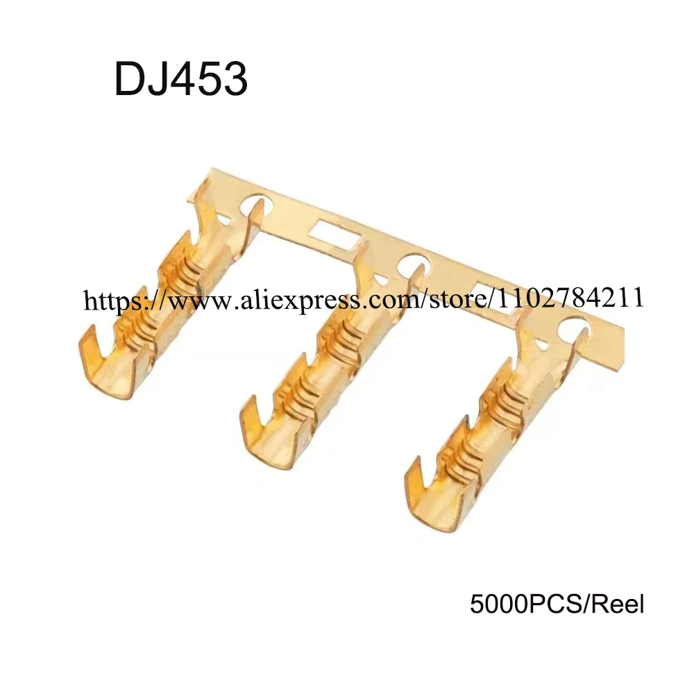 5000PCS/reel DJ453A/C terminal connector brass pin Waterproof harness terminal socket