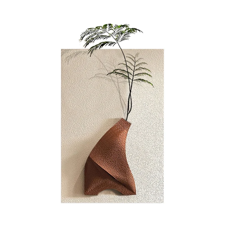

Three-dimensional sandstone high-end porch hanging painting living room wabi-sandy wind background wall LED light high-end