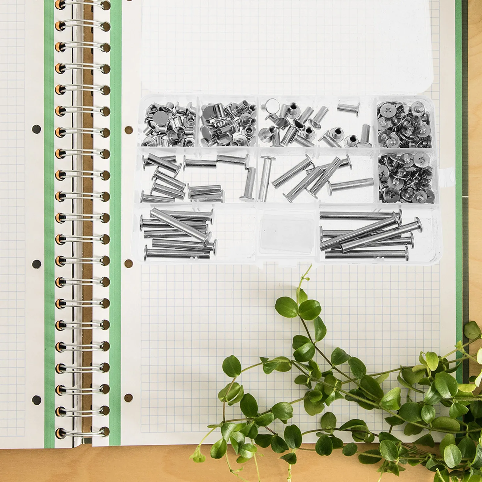 1-box-stainless-steel-post-binding-screw-nail-rivet-bolt-rust-resistant-scrapbook-photo-album-craft-diy-binding-screw
