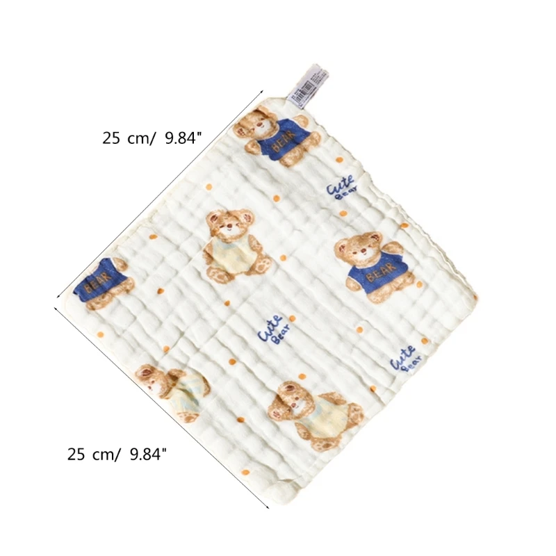 Khăn tay mềm mại cho trẻ sơ sinh Khăn lau cotton 6 lớp Lau vải nhẹ