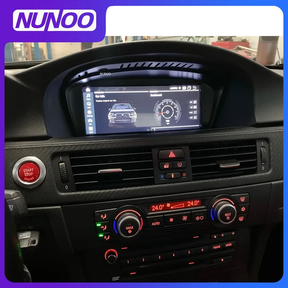 Android 14 CarPlay Autoradio Für BMW 3er E90 E91 E93 5er E60 E61 E63 E64 2005-2012 Auto Smart Systeme Multimedia Navi