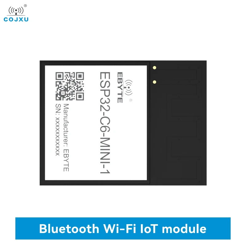 

ESP32-C6 Bluetooth WiFi Module 2.4GHz COJXU ESP32-C6-MINI-1 FLASH 4MB BLE5.3 WiFi6 AT Command 20dBm PCB Antenna SMD Module