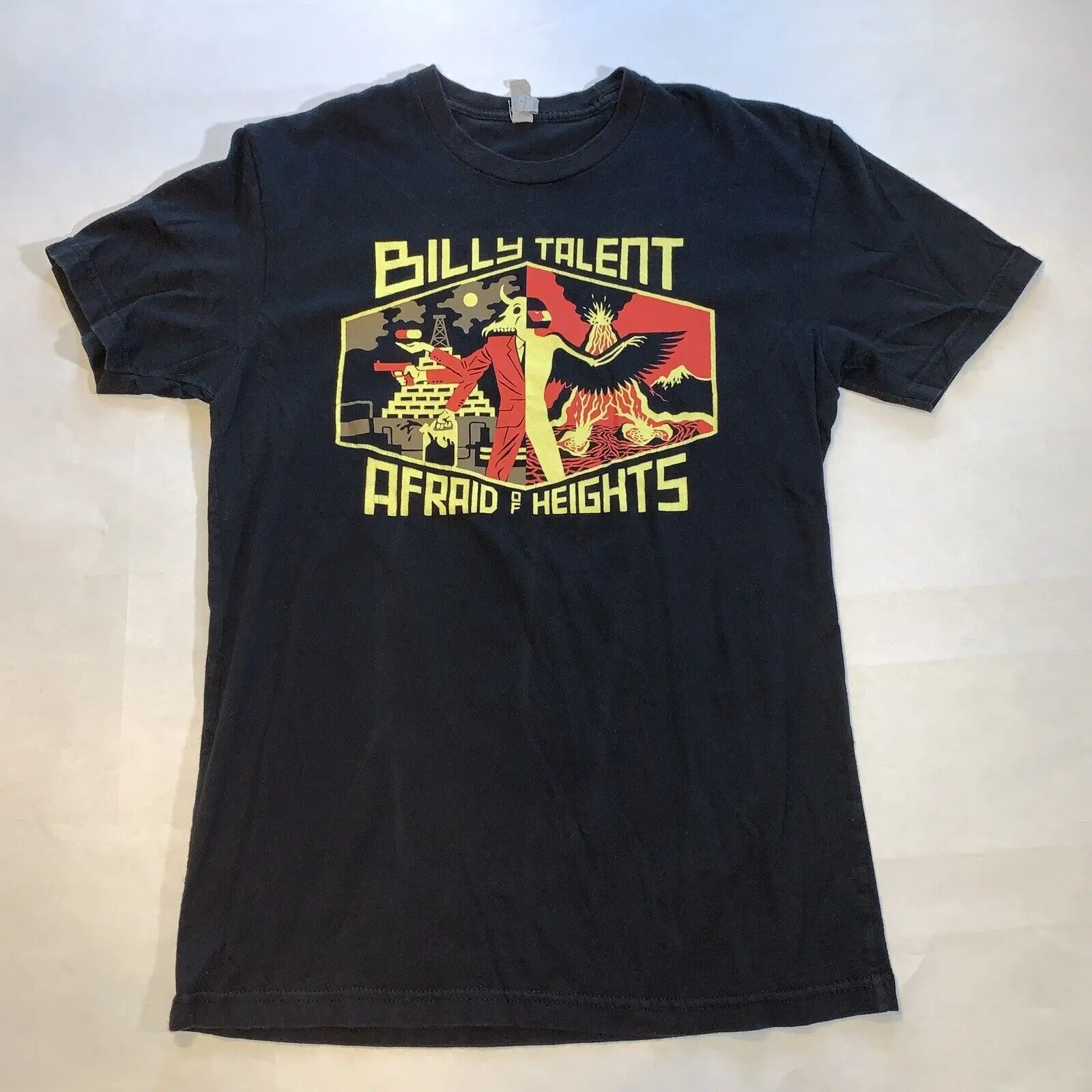 Черная футболка с длинным или коротким рукавом Билли талант боится роста Тур 2016