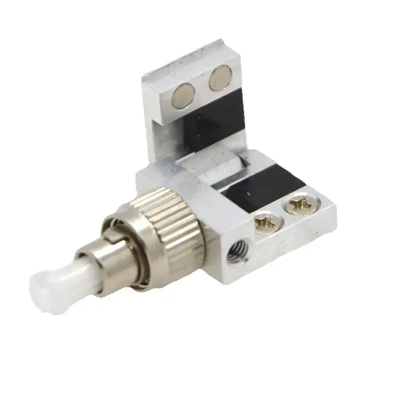 126um Mini Bare Fiber Adapter Magnet Clamp FC OTDR Test Flange Optical Fiber Connector Temporary Connection Coupler Best Price