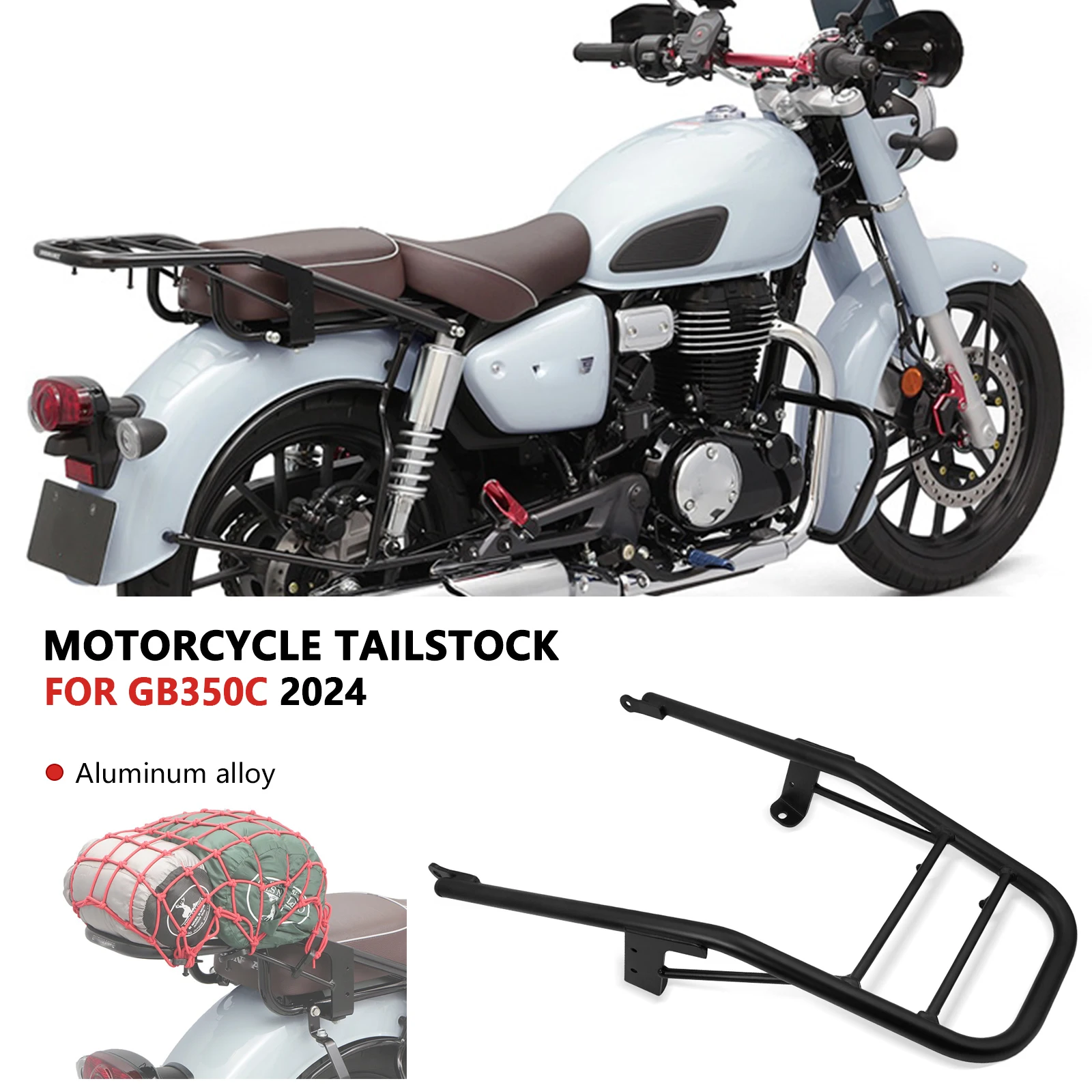 

FOR GB350C GB 350C 2024 2025 rear luggage rack motorcycle rear rack tail box holder bracket rear storage bracket