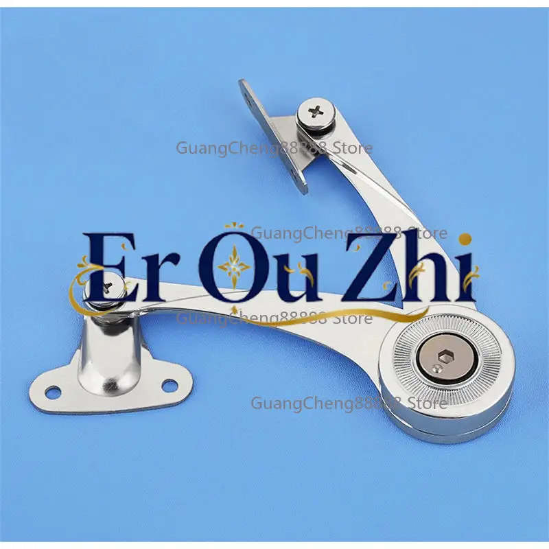 Nickel Plated Random Stop Hinge Kitchen Cabinet Door Adjustable Polish Hinge Hydraulic Folding Air Pressure Rods