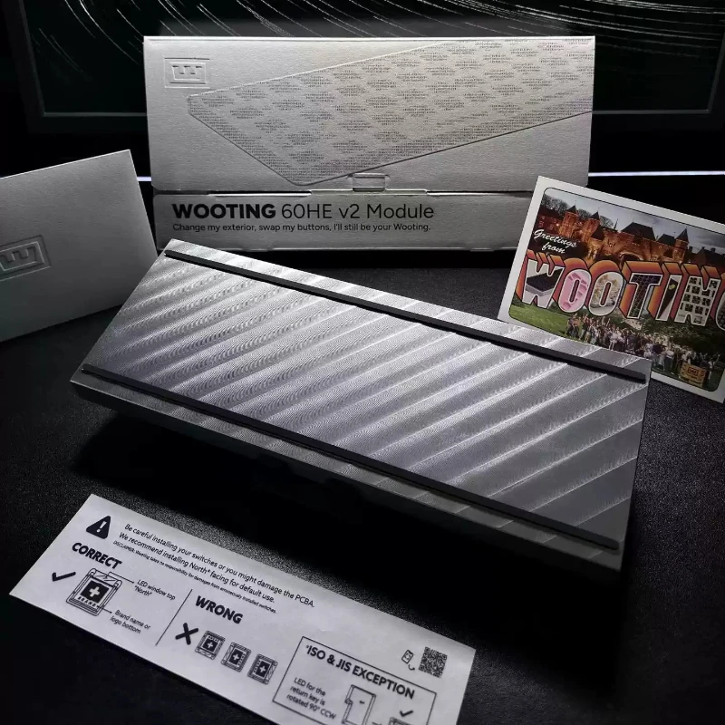 Knurled Aluminum Keyboard Case custom Tofu60-style GH60 hole position shell Compatible with Wooting60 Jiangwan EV63 accessories