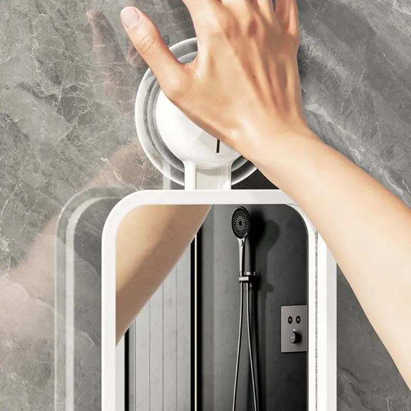 

Sturdy Suction Cup Mirror Portable Easy Installion for Bathroom Accessories and Shaving Experience Daily Casual Use