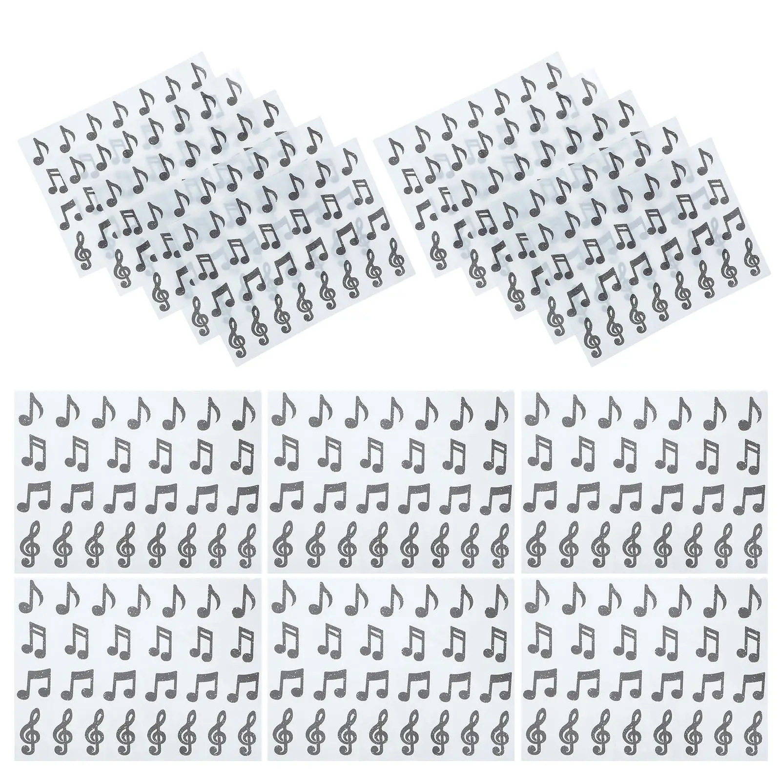Educational Music Teacher Reward Stickers Fun Musical Notes Stars Clefs for Student Achievement Recognition in Class