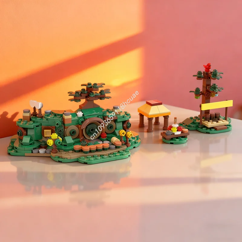 

439pcs MOC Mini Shire Hobbit And Model Building Blocks Christmas Gift Construction Assemble Creative Toy Idea Education Birthday