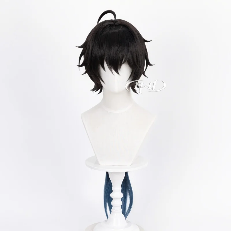 ND Brand Dan Heng Permansor Terrae Honkai: Star Rail Cosplay Wigs Hair Hairpiece for Comic-con Cosplayer Halloween Costume Party