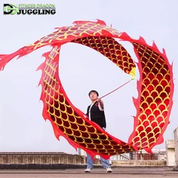 Chinese Ball Swing Dance Dragon Supplies Adults Juggling With Colorful Ribbon And the Children's Version of Dragon Head Type