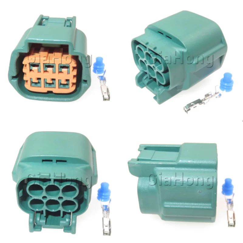 1 Set 6 Ways 6189-0766 6189-1102 AC Assembly Auto Electronic Throttle Valve Plug For Nissan TEANA X-TRAIL Car Cable Socket