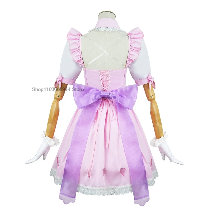 Anime Ram Rem Maid fur s, Lolita Cosplay Costume, Perruque, Party Uniform, Hmatte en Play Py Gift, Py Playing fur s, Pink