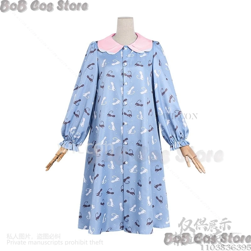 Ayachi Nene Galgame SABBAT OF THE WITCH Cosplay Clothes Summer Japanese Cartoon Sleep Dress Home Sleepshirt Outfit Customized