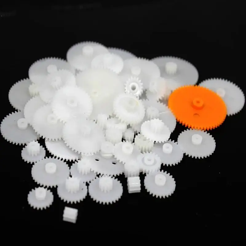 46 styles Plastic Gears Cog Wheels All The Module 0.5 Robot Parts DIY Accessary engranajes de plástico