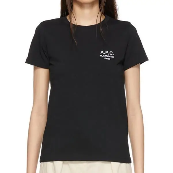 APC A.P.C. Women DENISE Dennis Short Sleeve T-Shirt COEZC-F26842 LZZ