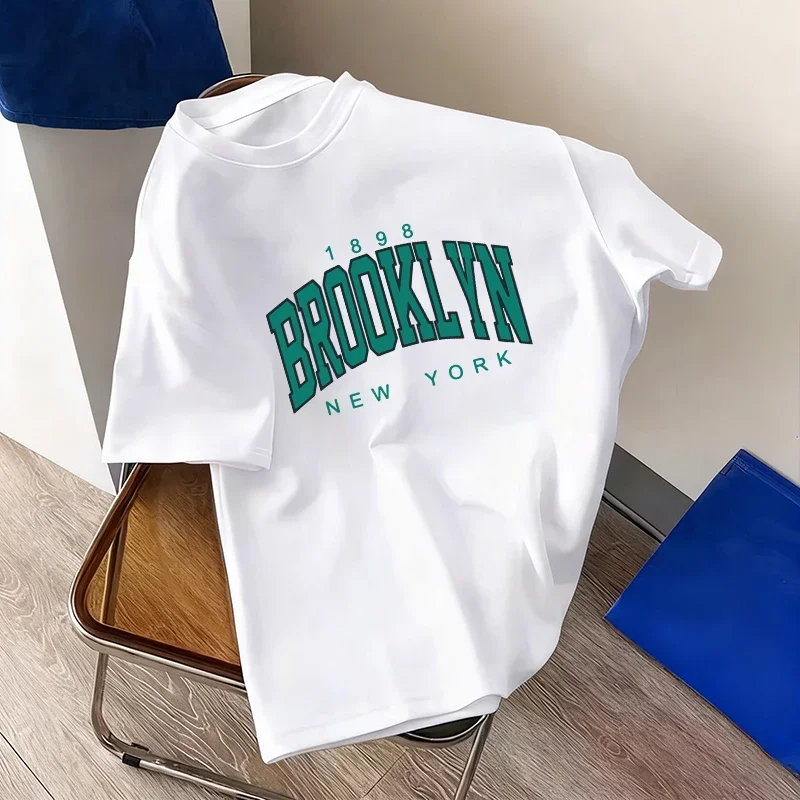 Bestseller Herren T-Shirt Baumwolle Bedruckt Lässig Kurzarm Outdoor Sport Jogging Lockeres T-Shirt Schwarz Weiß Sommer 2026