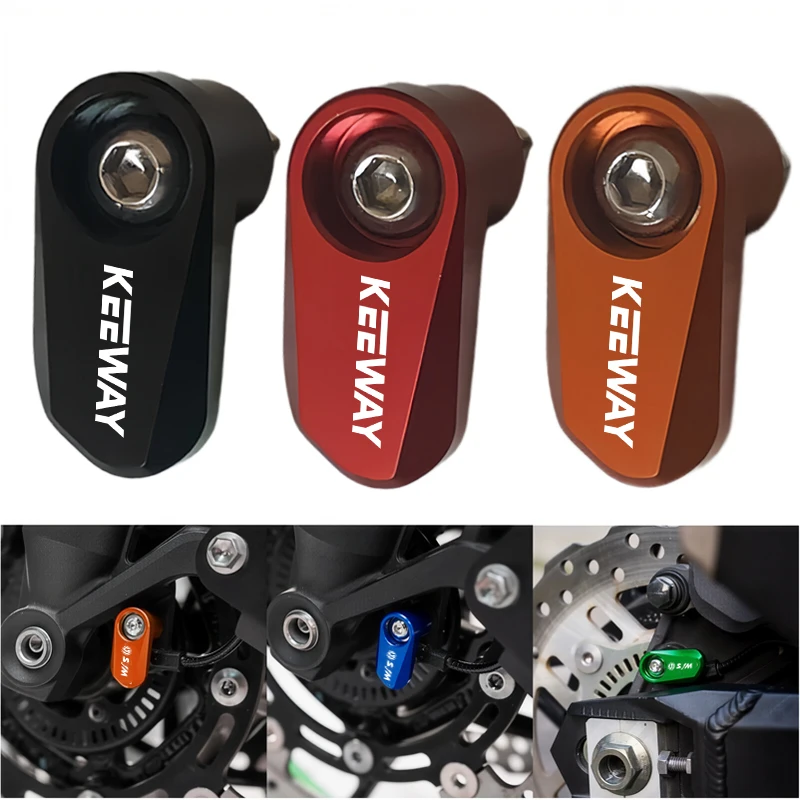 For Keeway Hurricane 50 Vieste 300 Aluminum alloy accessories for motorcycle front and rear wheels ABS sensor protective cover