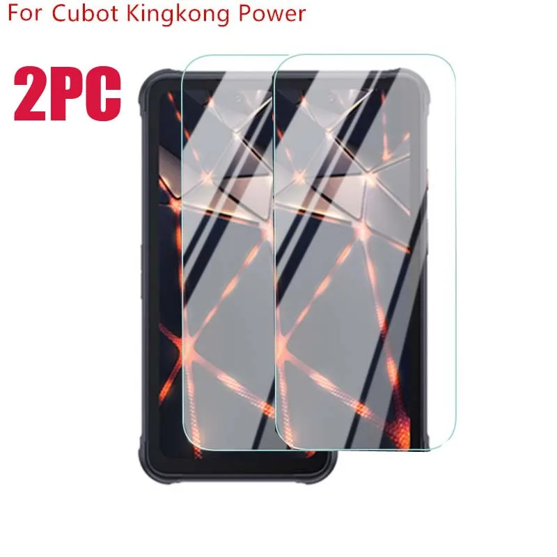 

2pc Tempered Glass for Cubot Kingkong Power Screen Protector Film Anti Broken HD Glass for Cubot King Kong Power