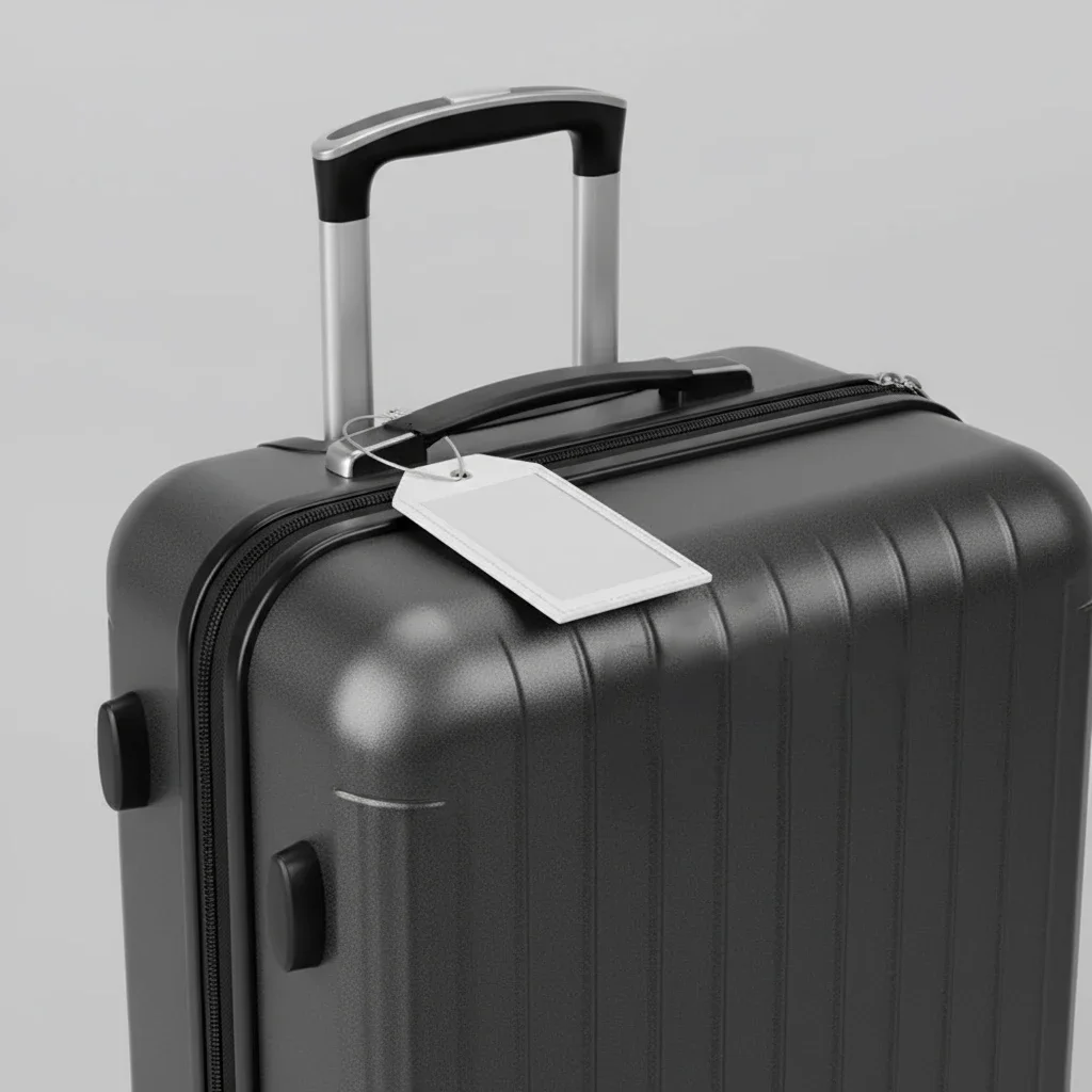 علامة أمتعة مخصصة من جلد البولي يوريثان مع حلقة سلكية فولاذية - معرف حقيبة سفر مخصصة للسفر على الطائرة #4