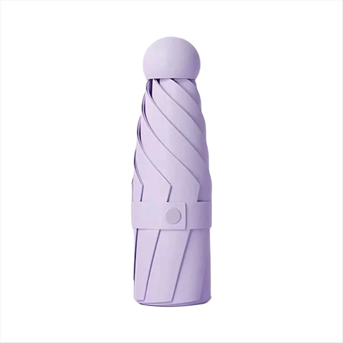 1pcs Anti-Uv Mini Umbrella for Sunny and , Portable with Uv Coating and 6 ReinforcedRibs