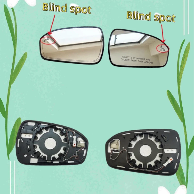 

Car Blind spot heating mirror for Ford American Mondeo Fusion 13-20 rearview mirror parallel blind spot auxiliary lens