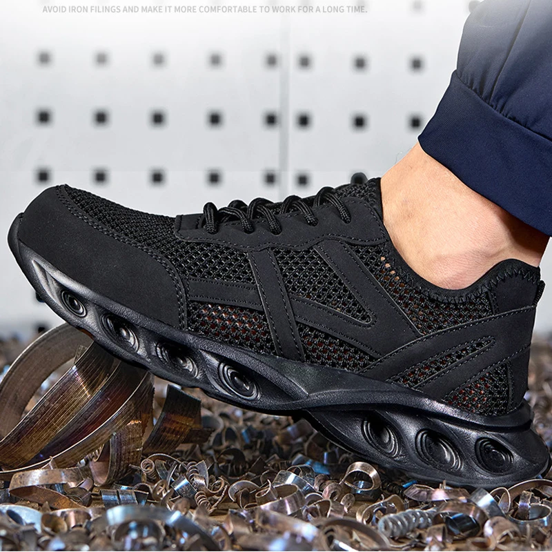 Breathable Men Work Safety Sho - Sneakers Care 评论和价格
