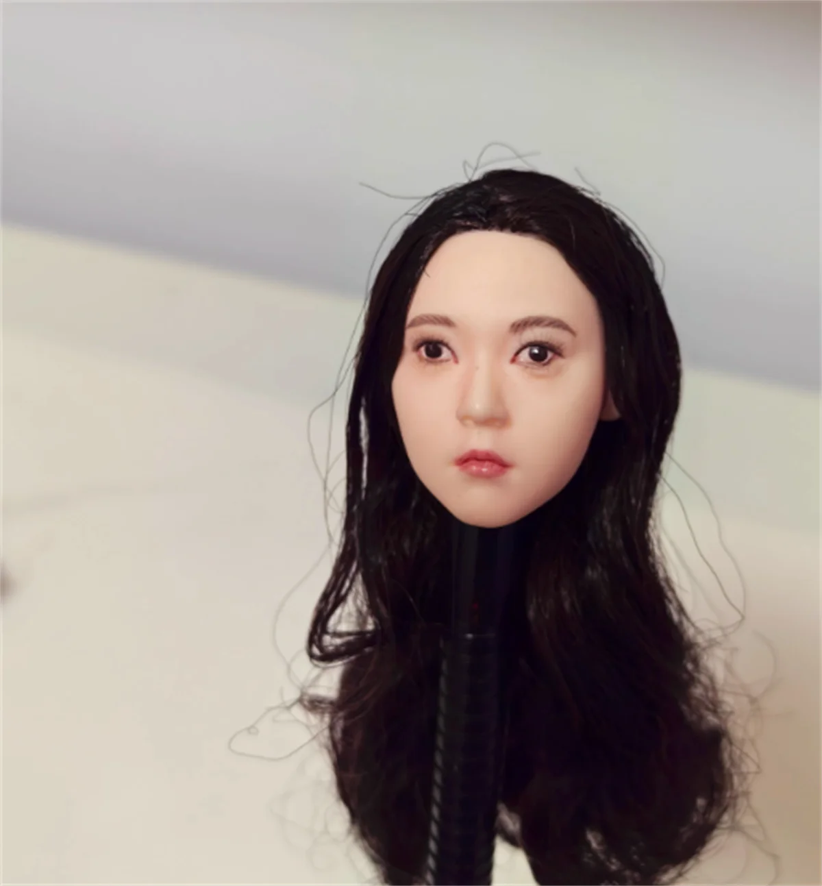 1/6 Loli Girl Cute expression Pale Head Carving Soldier For Figure  Head Sculpture1/6 Scale   For 12 inch TBleague PHicen figure