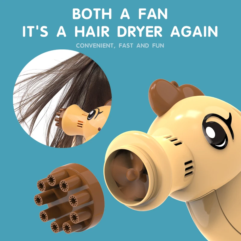 Machine à bulles d'hippocampe pour enfants, projection de lumière portable, semi-automatique, fleurs dispersées féeriques, jouet pour enfants