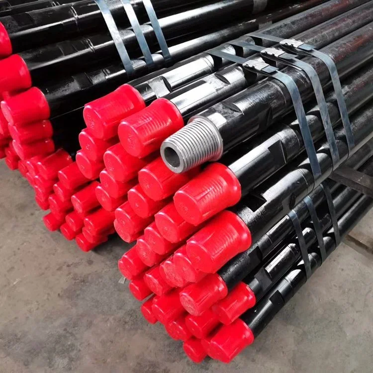 High Quality Factory Price Custom Threaded 3m Water Well Drill Pipe 76mm API 2 3/8 "DTH Drill Pipe image 6