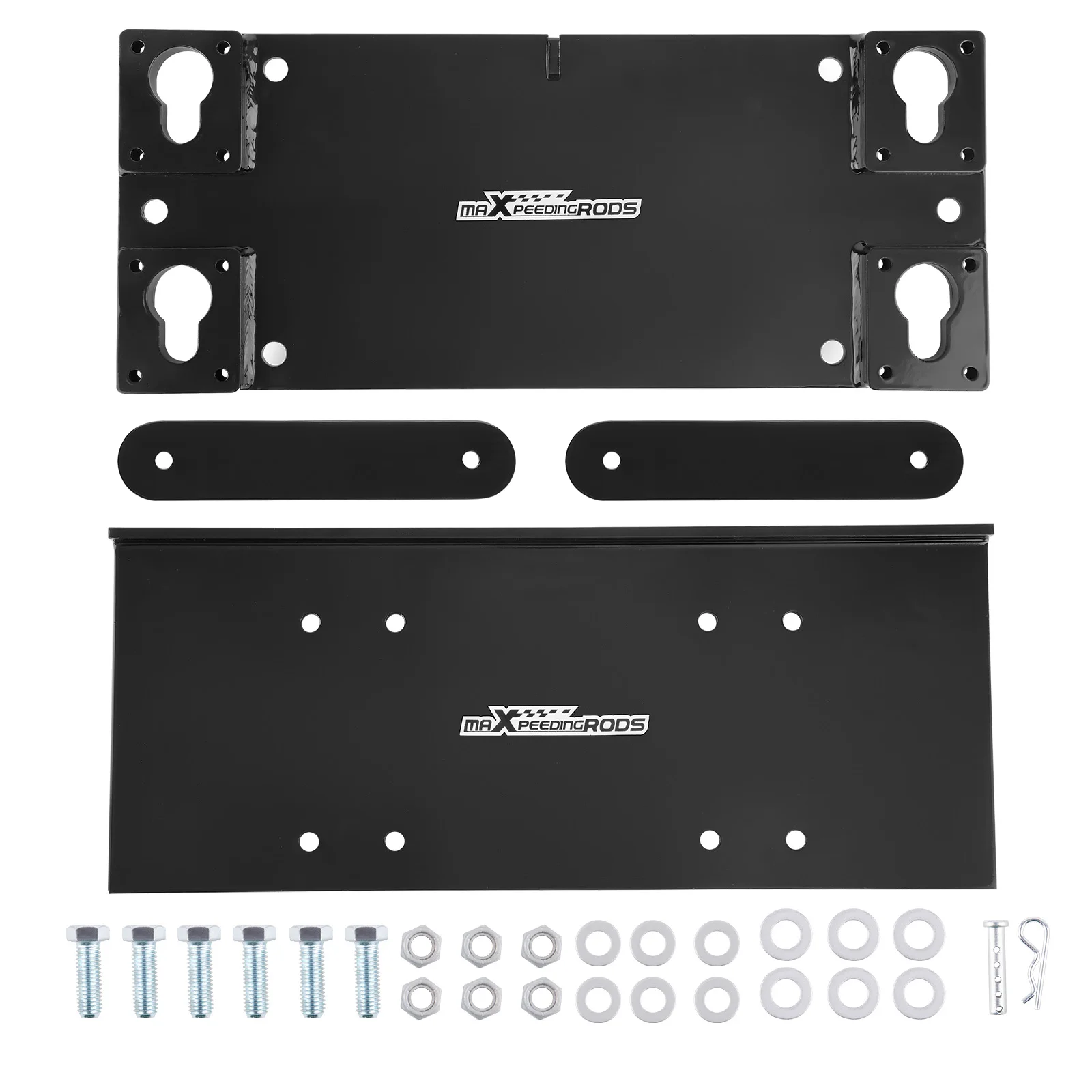 Steel Winch Mounting Bracket For Trailer Floor structural steel cross bars