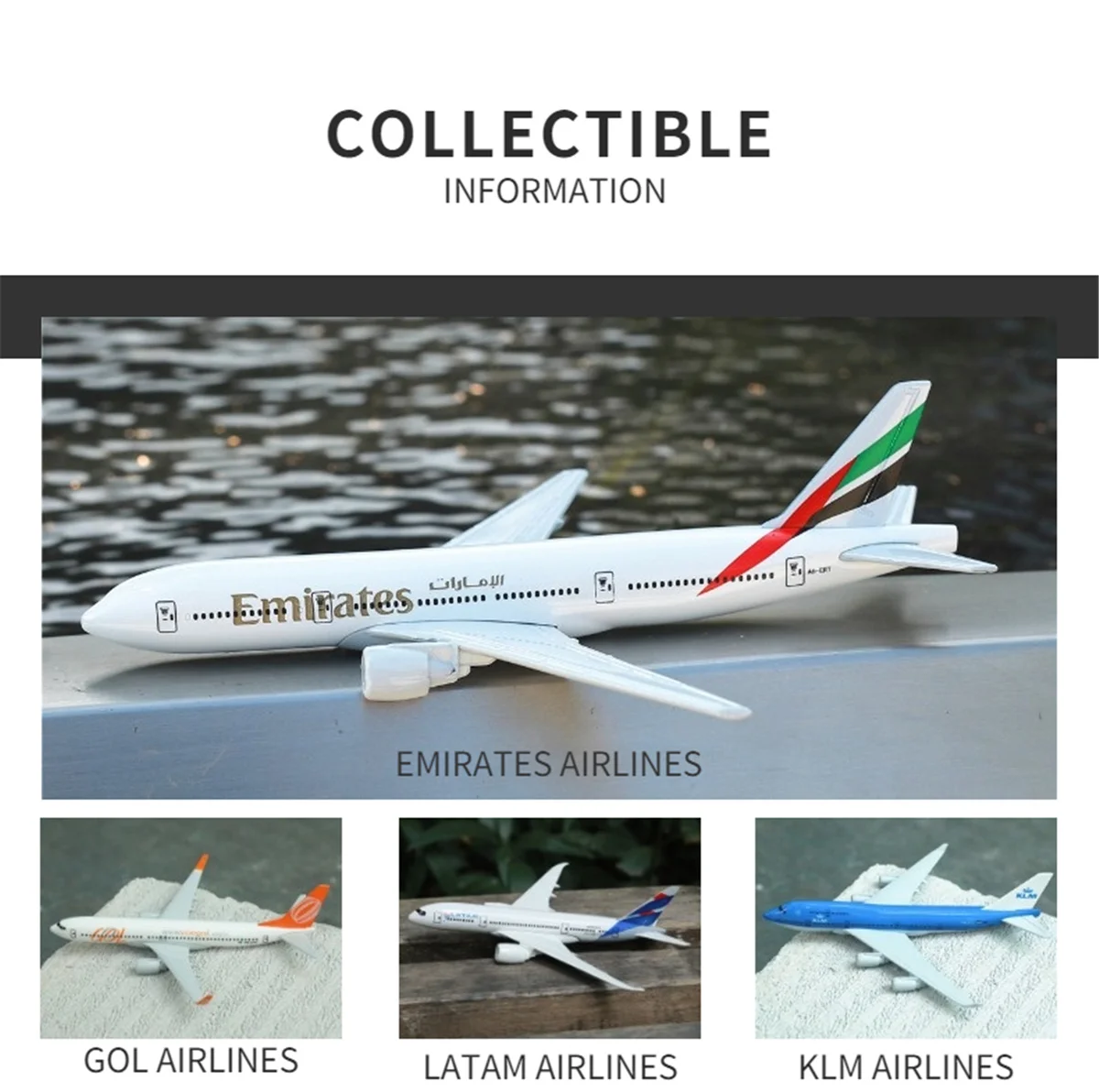 Scale 1:400 Metal Aviation Replica A320 A330 A380 B747 B777 B787 Aircraft Model Diecast Airplane Miniature Decorative Gift Toy