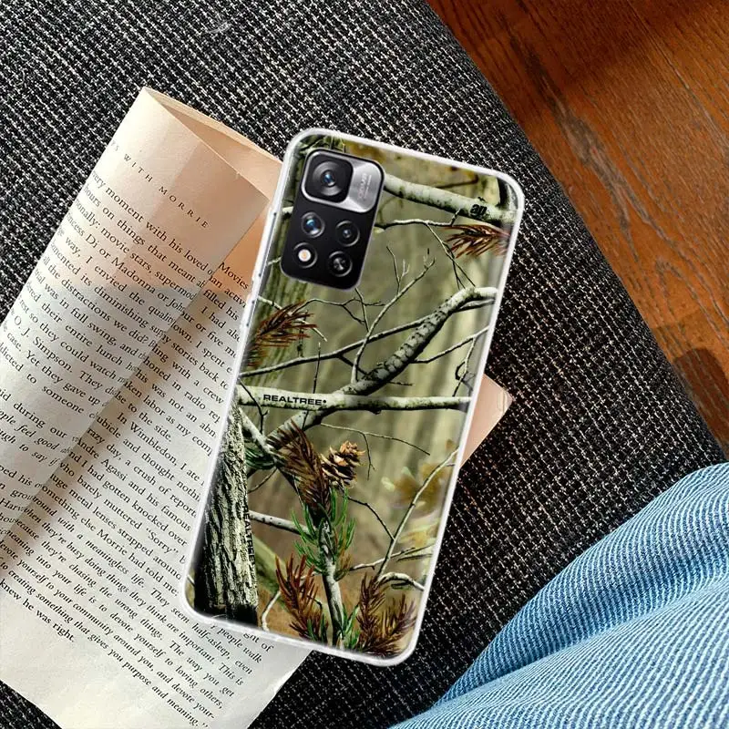 Realtree Real Tree Camo Phone Case For Xiaomi Redmi Note 13 14 Pro Plus 5G 12 12C 9 9T 9C 9A 8A 8 7A 7 10C 10A 10 K60 K70 Pro Ca