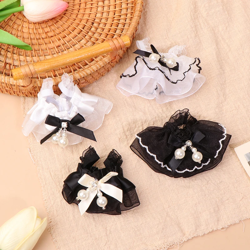 For 13cm Doll Clothes Doll Dress Pearl Bowknot Lace Dress-up Doll Accessories Doll Clothes Changing