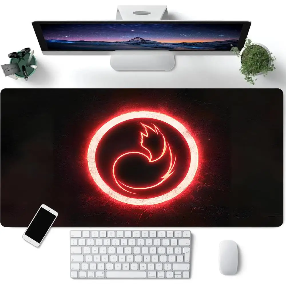 لوحة ماوس ألعاب XXL مناسبة لمكاتب الكمبيوتر ومكاتب المكتب وطاولات الألعاب XXL حصيرة مكتبية مطاطية مضادة للانزلاق حصيرة بطاقة الألعاب #4