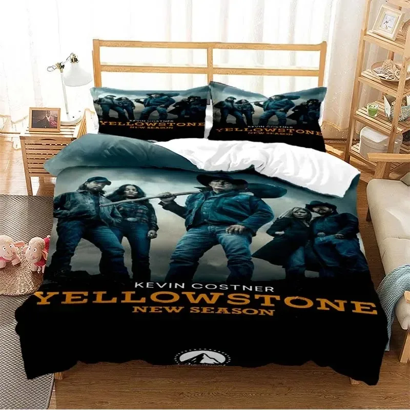 Yellowstone Fashion Digital Printing Bedding Set Duvet Cover Comforter Bed Single Twin Full Queen Youth Kids Girl Boys Gift