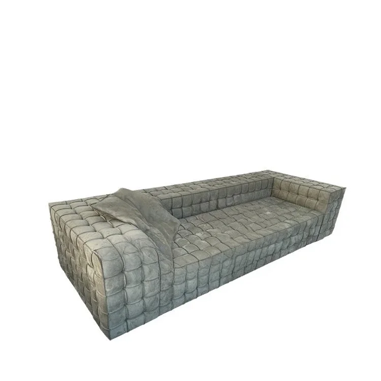 

Medieval style, Rubik's cube, plaid, sofa, Italian style, minimalist, creative, double-sided, frosted cloth