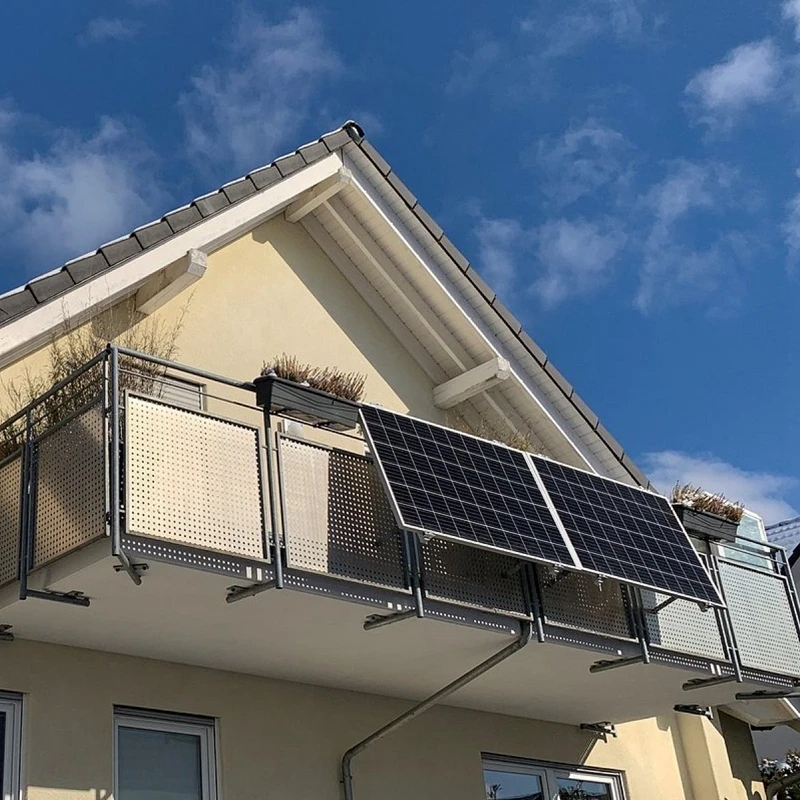 2026 Hot Selling Adjustable Aluminum Stainless Steel Solar Balcony Roof Mounting System 15-45 Tilt for Home Apartment Residentia
