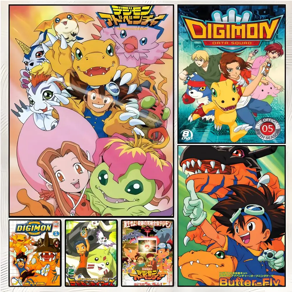 Digimon Story game adventure D-Digimon Story Poster Superior Home Space  Indoor Decorative Art & Home Decor