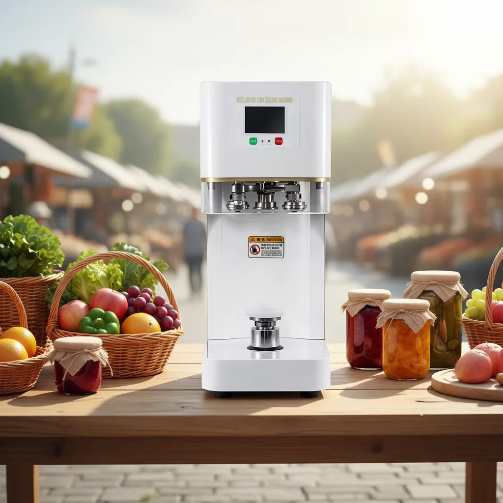 

Small Automatic Fruit Food Application Sealing Machine Electric for Beverage Paper/Plastic Metal Construction for Cans/Bottles