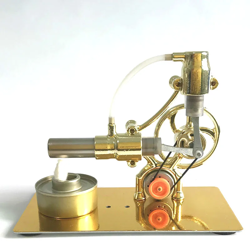 Modelo en miniatura de equilibrio de motor Stirling, tecnología de potencia de vapor, juguete de experimento de generación de energía científica