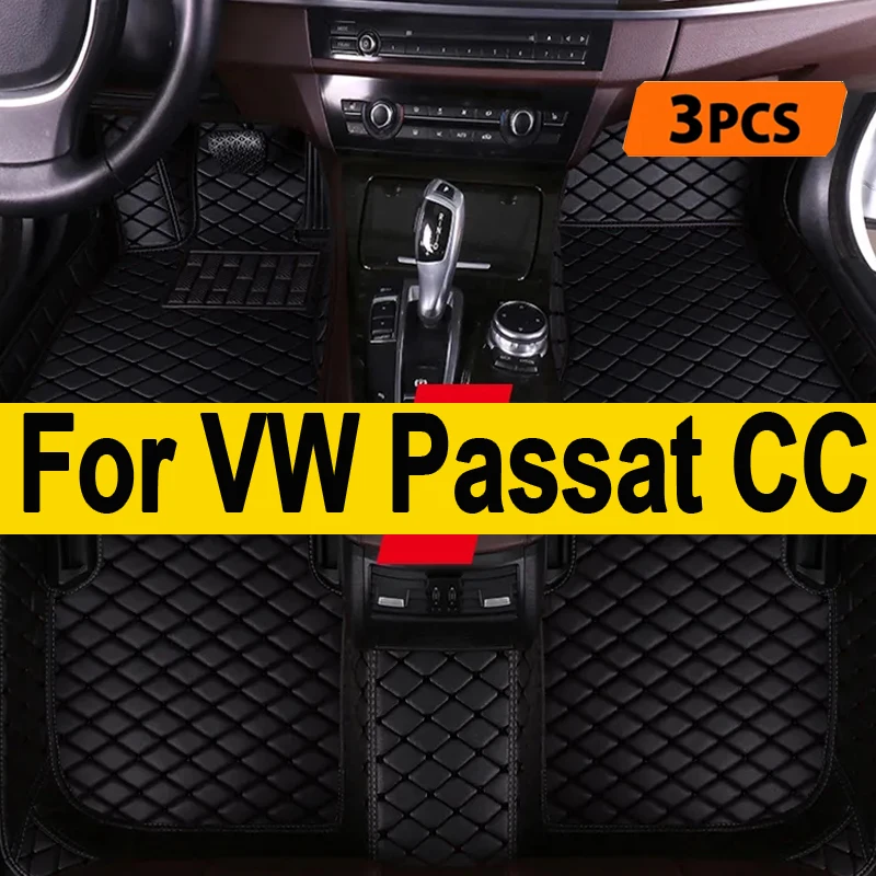 Custom 3D Car Floor Mats for Volkswagen Vw Passat CC 2019-2023 2010-2018 Teramont 7 Seat 2017-2023 Interior Accessories