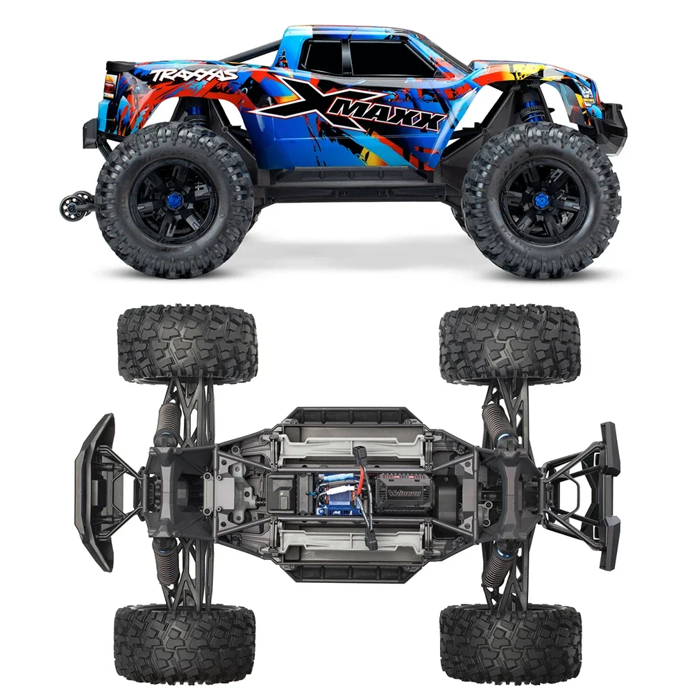 防水カバーダートダスト抵抗ガードカバー保護とジッパー1/5 rcモンスタートラックX-MAXX 77086-4 xmaxx