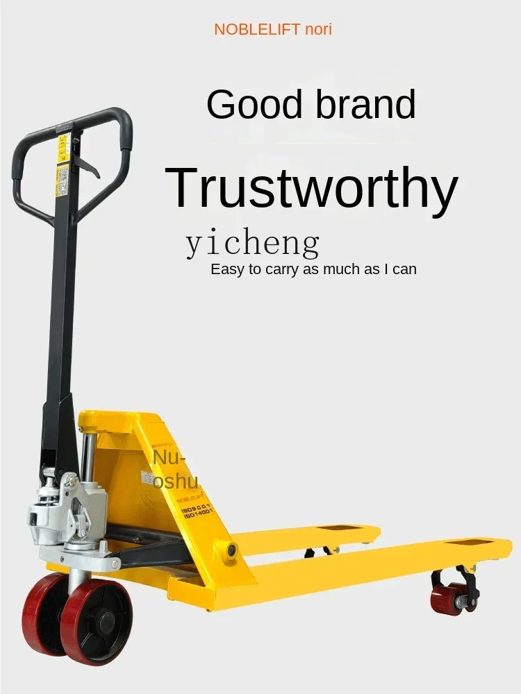 

Forklift Manual Hydraulic Hand Truck Small 2 Ton 3 Ton Ground Bull Hand Push Pallet Truck Trailer