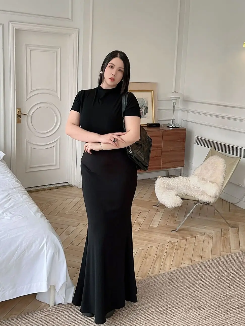 New Fish Tail Skirt Semi-Body  Shape plus Size Pure Desire Sexy Semi-Body Skirt  Color Big Size Women's Skirt view 4