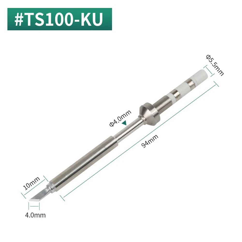 Imagem -03 - Substituição de Solda Ponta Conjunto Ferro Pine64 Ts100 Ts101 Modelos Finos de Solda Dicas Ts-bc2 Ils Estação de Solda Acessórios