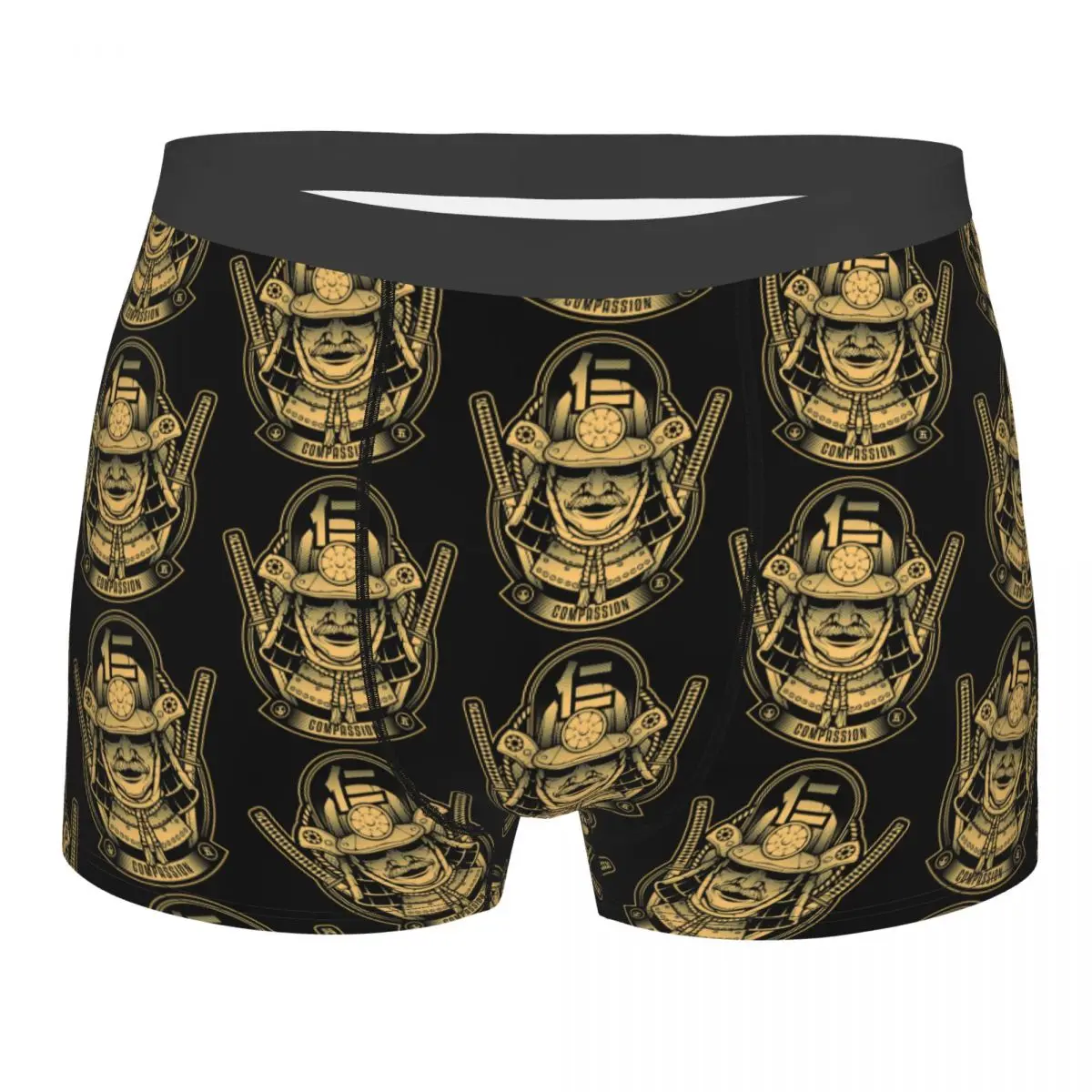 

Jin ( Compassion ) - 7 Bushido Virtues Series Underpants Breathbale Panties Male Underwear Print Shorts Boxer Briefs