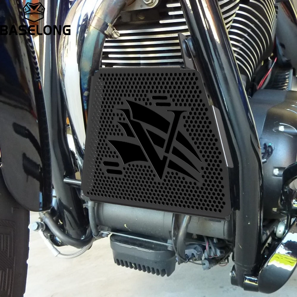 Radiator Grill Guard Cover For Victory Kingpin /8 Ball/Tour/Touring/Low/Pinball Vegas /8 BALL/Low/Ness/Zness 2008-2024 2023 2022